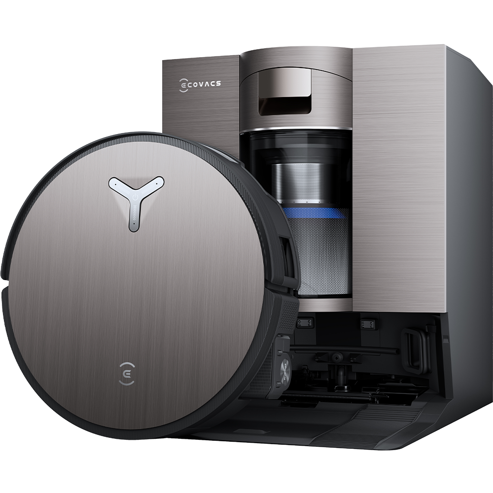 שואב רובוטי ECOVACS DEEBOT X11 OmniCyclone צבע ברונזה מטאלית