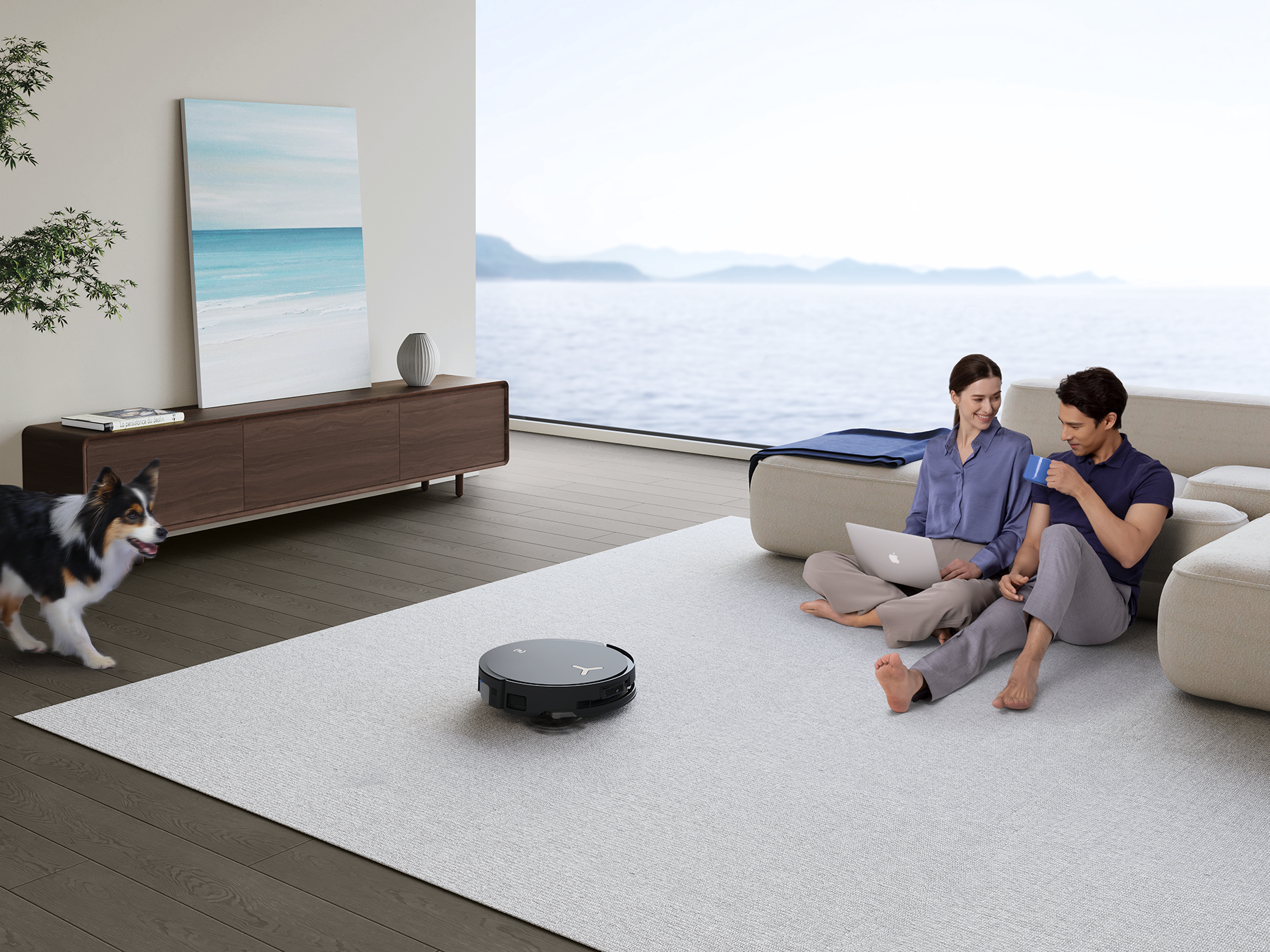 שואב רובוטי עם תחנת עגינה ECOVACS DEEBOT X8 PRO OMNI