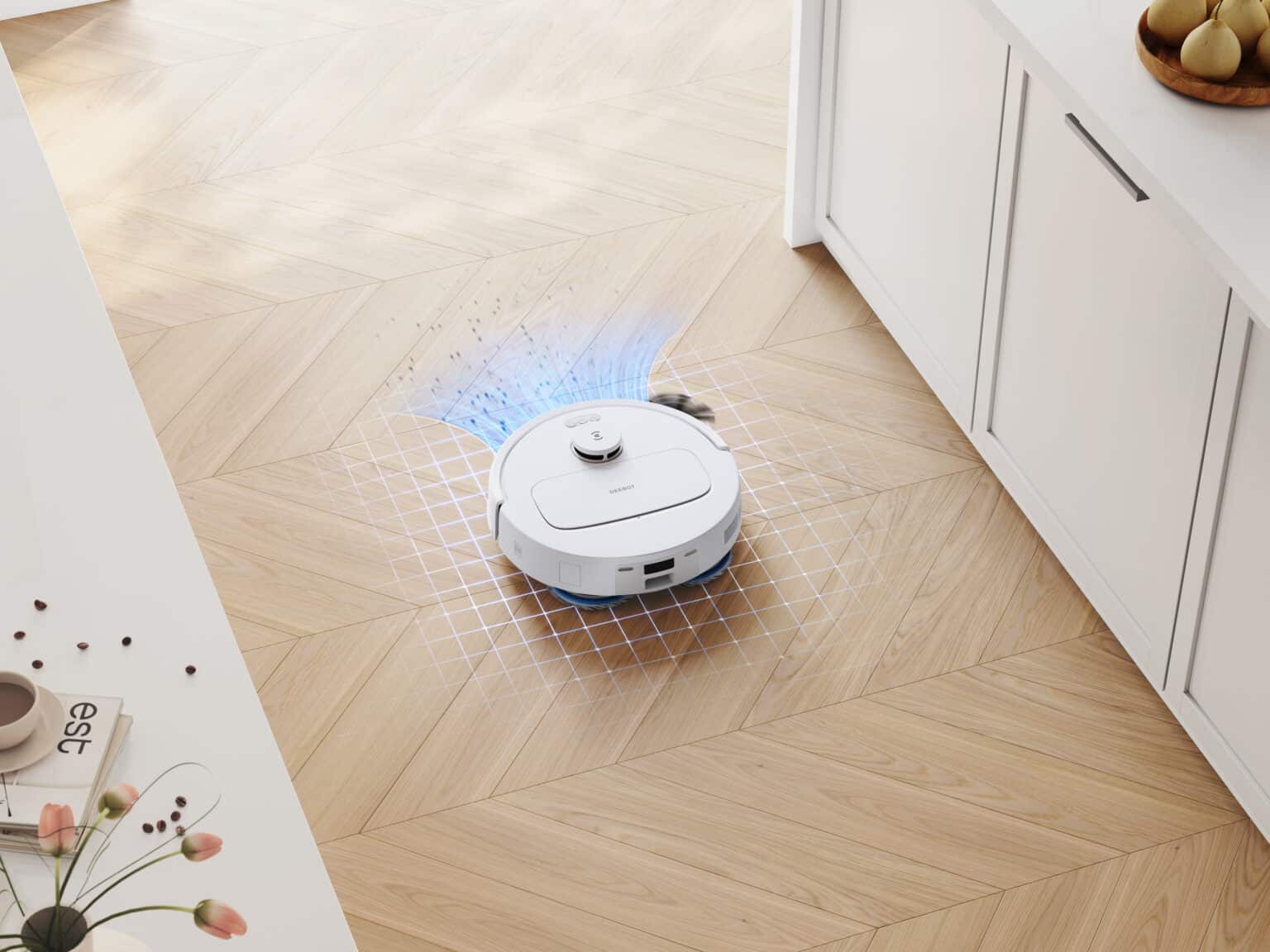 שואב רובוטי שוטף ECOVACS DEEBOT N30 PRO OMNI