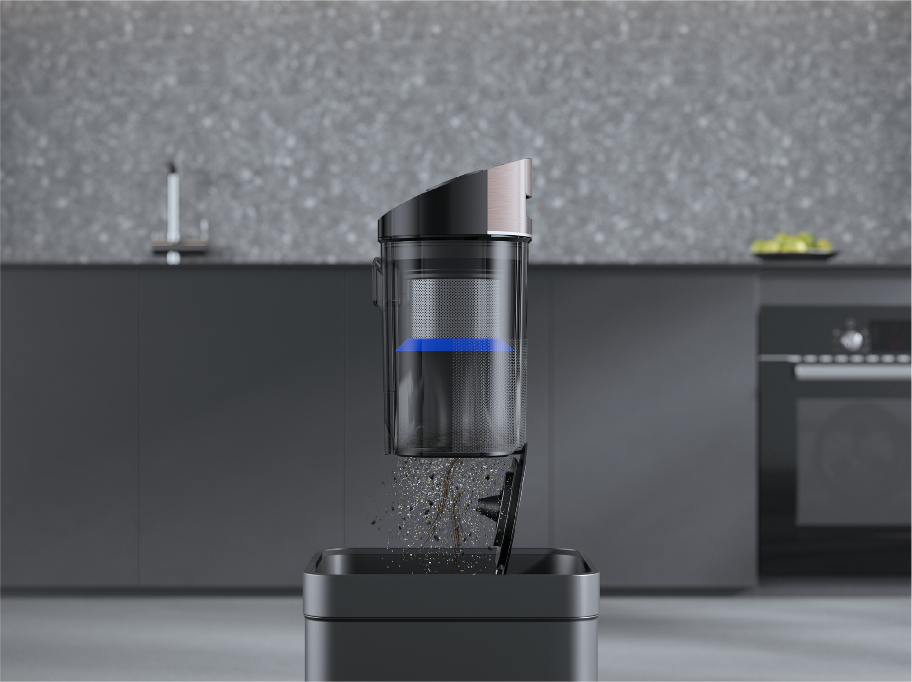 שואב רובוטי ECOVACS DEEBOT X11 OmniCyclone צבע ברונזה מטאלית *3 שנות אחריות