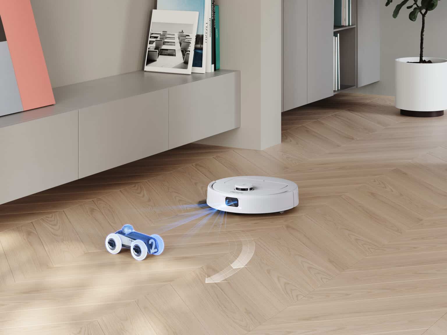 שואב רובוטי שוטף ECOVACS DEEBOT N30 PRO OMNI