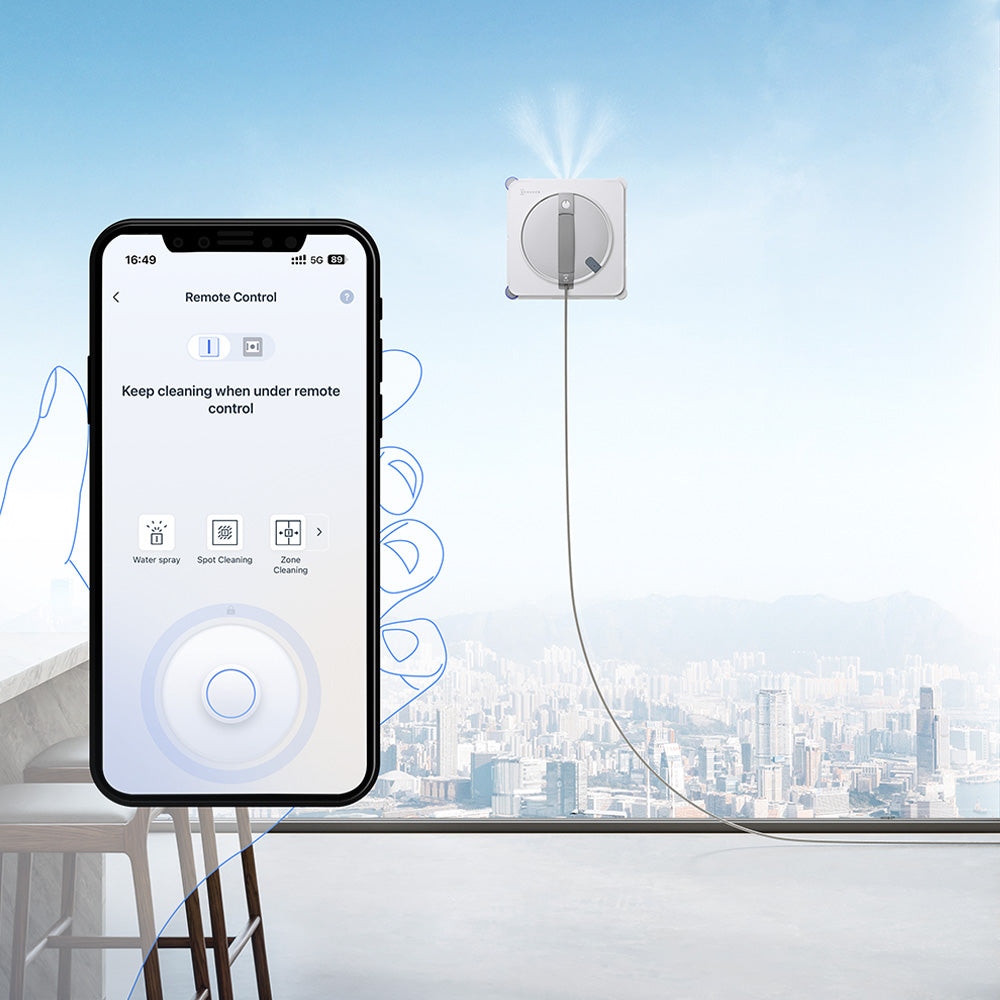 מצבי ניקוי מרובים באפליקציית ECOVACS