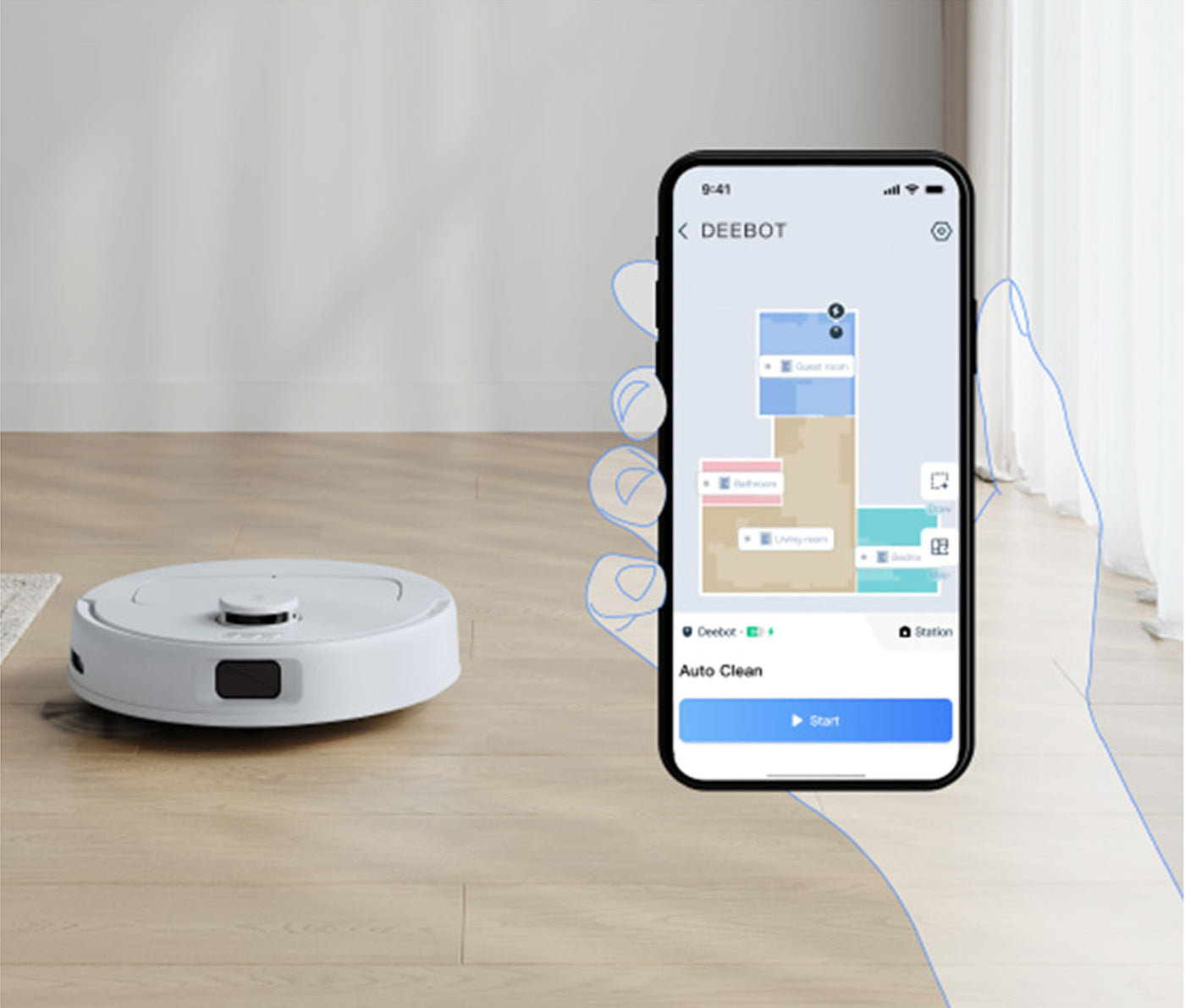 אפליקציית ECOVACS HOME