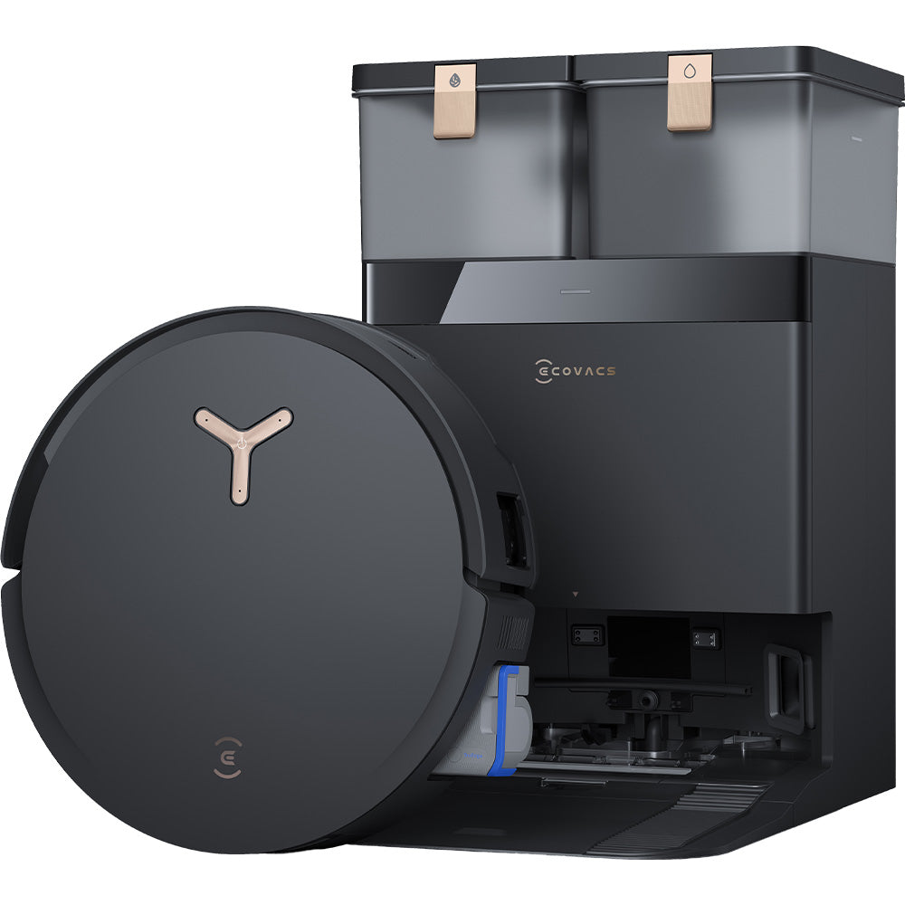 שואב רובוטי עם תחנת עגינה ECOVACS DEEBOT X8 PRO OMNI  שחור