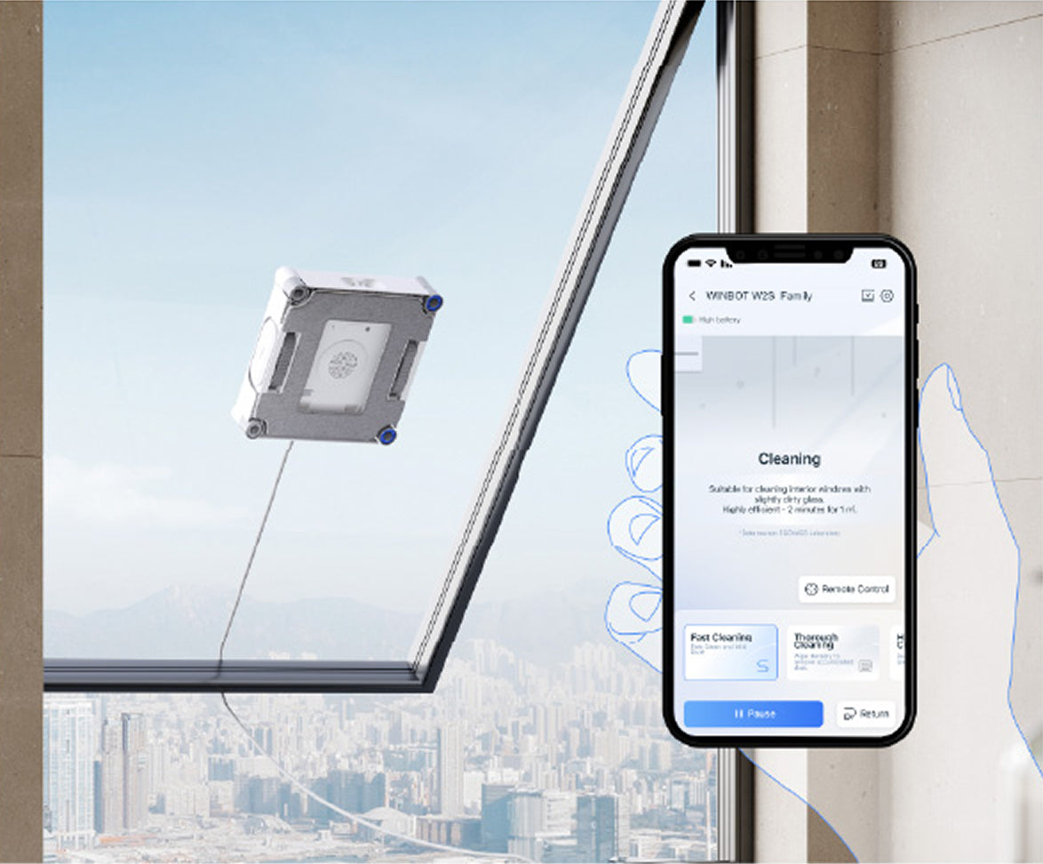 ‫מצבי ניקוי מרובים באפליקציית‬ ‫‪ECOVACS HOME‬‬
