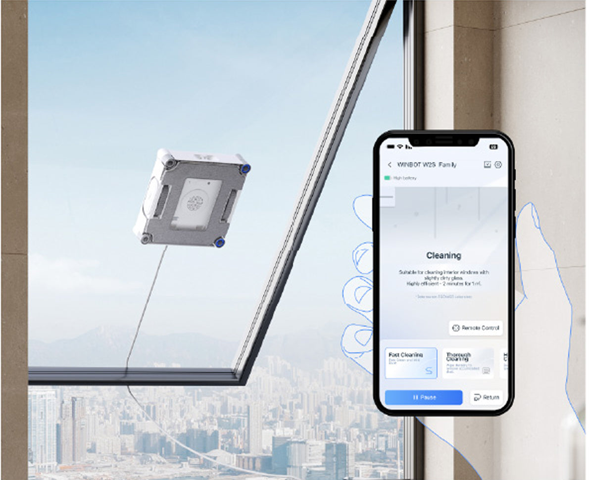  ‫מצבי ניקוי מרובים באפליקציית‬ ‫‪ECOVACS HOME‬‬