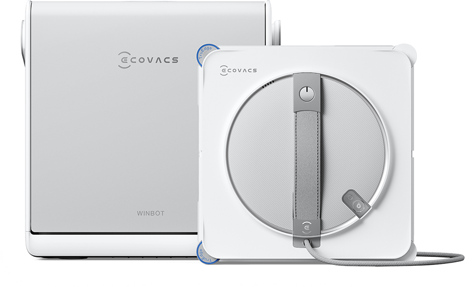 מנקה חלונות רובוטי ECOVACS W2S OMNI עם תחנה ניידת